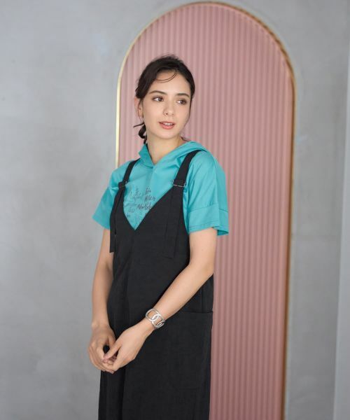 CARA O CRUZ / キャラ・オ・クルス ロング・マキシ丈ワンピース | ジャンパースカート【CoC by CARA O CRUZ】 | 詳細13