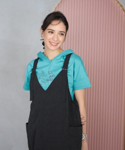 CARA O CRUZ / キャラ・オ・クルス ロング・マキシ丈ワンピース | ジャンパースカート【CoC by CARA O CRUZ】 | 詳細15