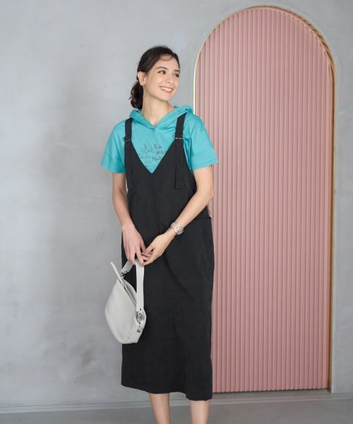 CARA O CRUZ / キャラ・オ・クルス ロング・マキシ丈ワンピース | ジャンパースカート【CoC by CARA O CRUZ】 | 詳細17