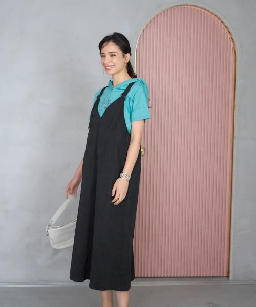 CARA O CRUZ / キャラ・オ・クルス ロング・マキシ丈ワンピース | ジャンパースカート【CoC by CARA O CRUZ】 | 詳細18