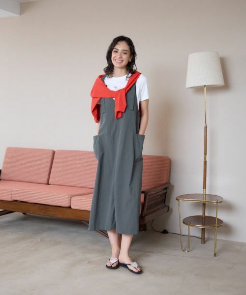 CARA O CRUZ / キャラ・オ・クルス ロング・マキシ丈ワンピース | ジャンパースカート【CoC by CARA O CRUZ】 | 詳細2