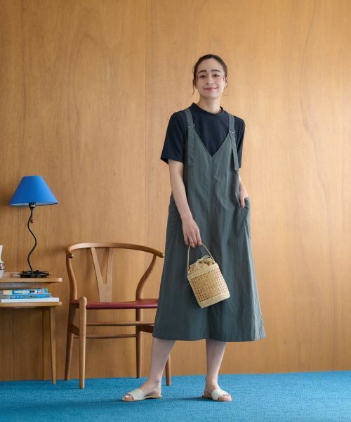 CARA O CRUZ / キャラ・オ・クルス ロング・マキシ丈ワンピース | ジャンパースカート【CoC by CARA O CRUZ】 | 詳細22