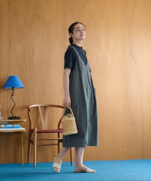 CARA O CRUZ / キャラ・オ・クルス ロング・マキシ丈ワンピース | ジャンパースカート【CoC by CARA O CRUZ】 | 詳細24