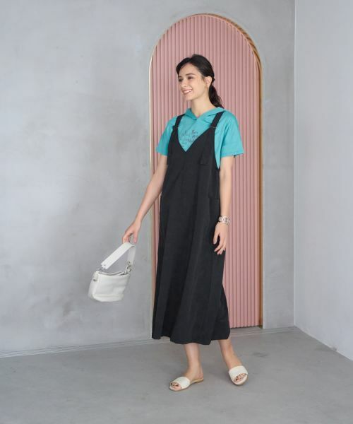 CARA O CRUZ / キャラ・オ・クルス ロング・マキシ丈ワンピース | ジャンパースカート【CoC by CARA O CRUZ】 | 詳細28