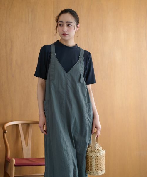 CARA O CRUZ / キャラ・オ・クルス ロング・マキシ丈ワンピース | ジャンパースカート【CoC by CARA O CRUZ】 | 詳細9