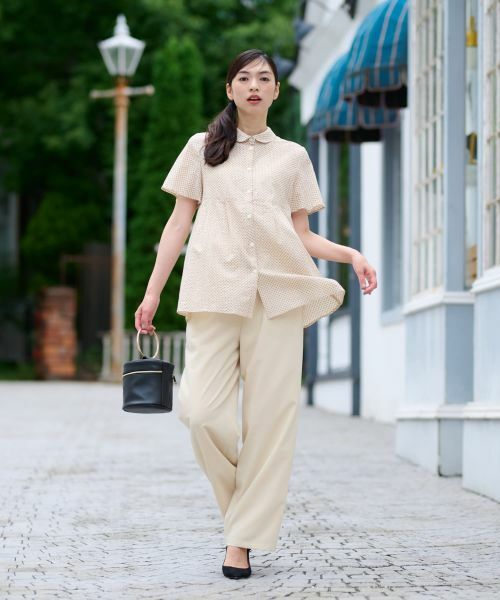 CARA O CRUZ / キャラ・オ・クルス その他パンツ | タックパンツ【CoC by CARA O CRUZ】 | 詳細13