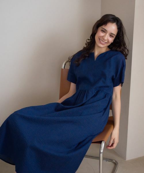 CARA O CRUZ / キャラ・オ・クルス ドレス | キーネックワンピース【CoC by CARA O CRUZ】 | 詳細10