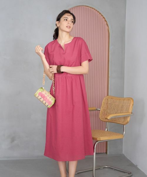 CARA O CRUZ / キャラ・オ・クルス ドレス | キーネックワンピース【CoC by CARA O CRUZ】 | 詳細11