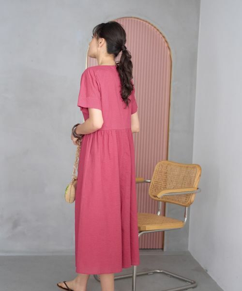 CARA O CRUZ / キャラ・オ・クルス ドレス | キーネックワンピース【CoC by CARA O CRUZ】 | 詳細14