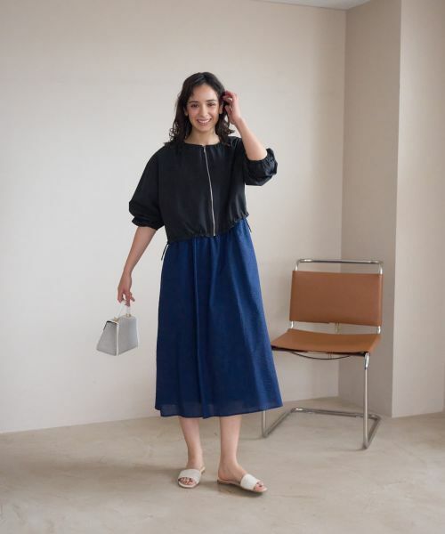 CARA O CRUZ / キャラ・オ・クルス ドレス | キーネックワンピース【CoC by CARA O CRUZ】 | 詳細18