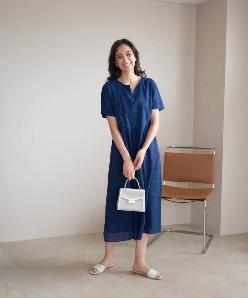 CARA O CRUZ / キャラ・オ・クルス ドレス | キーネックワンピース【CoC by CARA O CRUZ】 | 詳細20