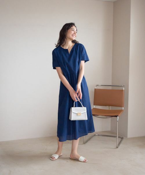 CARA O CRUZ / キャラ・オ・クルス ドレス | キーネックワンピース【CoC by CARA O CRUZ】 | 詳細21