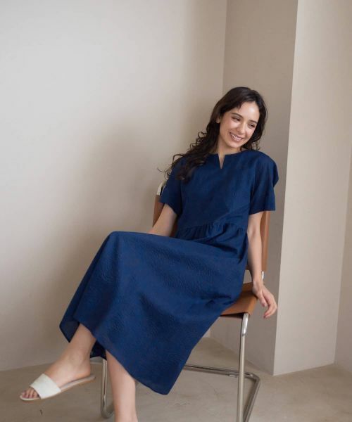 CARA O CRUZ / キャラ・オ・クルス ドレス | キーネックワンピース【CoC by CARA O CRUZ】 | 詳細23