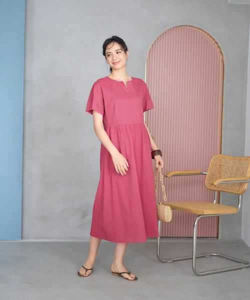 CARA O CRUZ / キャラ・オ・クルス ドレス | キーネックワンピース【CoC by CARA O CRUZ】 | 詳細25