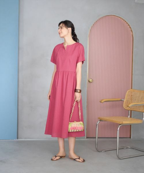 CARA O CRUZ / キャラ・オ・クルス ドレス | キーネックワンピース【CoC by CARA O CRUZ】 | 詳細26