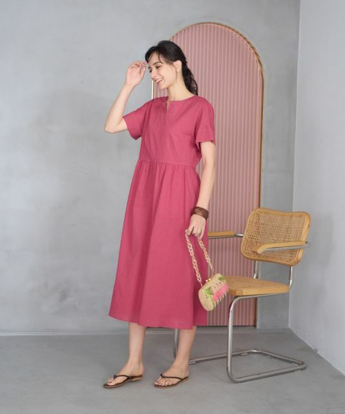 CARA O CRUZ / キャラ・オ・クルス ドレス | キーネックワンピース【CoC by CARA O CRUZ】 | 詳細27