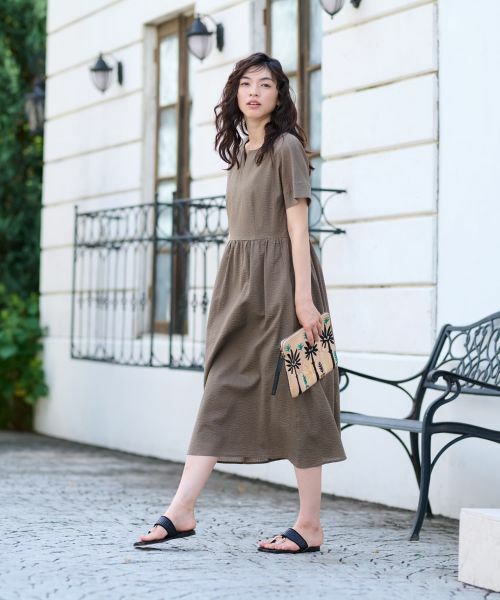 CARA O CRUZ / キャラ・オ・クルス ドレス | キーネックワンピース【CoC by CARA O CRUZ】 | 詳細7