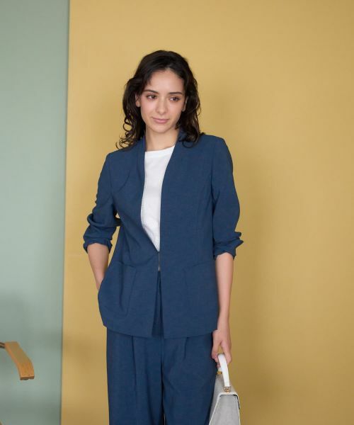 CARA O CRUZ / キャラ・オ・クルス テーラードジャケット | フロントホックジャケット【CoC by CARA O CRUZ】 | 詳細1