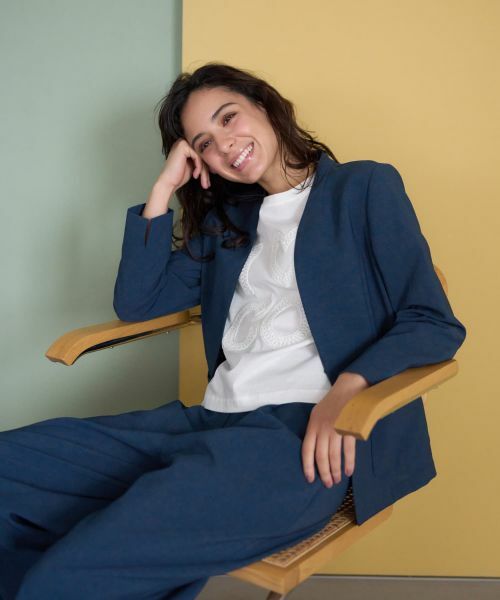 CARA O CRUZ / キャラ・オ・クルス テーラードジャケット | フロントホックジャケット【CoC by CARA O CRUZ】 | 詳細4