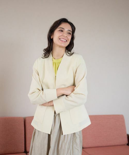 CARA O CRUZ / キャラ・オ・クルス テーラードジャケット | フロントホックジャケット【CoC by CARA O CRUZ】 | 詳細5