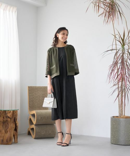 CARA O CRUZ / キャラ・オ・クルス ドレス | ウエストドロストワンピース【CoC by CARA O CRUZ】 | 詳細20