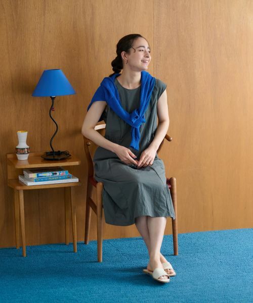 CARA O CRUZ / キャラ・オ・クルス ドレス | ウエストドロストワンピース【CoC by CARA O CRUZ】 | 詳細26