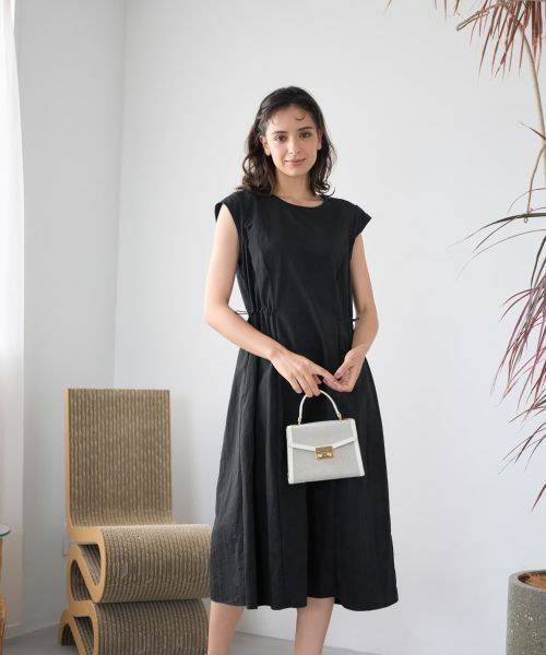 CARA O CRUZ / キャラ・オ・クルス ドレス | ウエストドロストワンピース【CoC by CARA O CRUZ】 | 詳細3