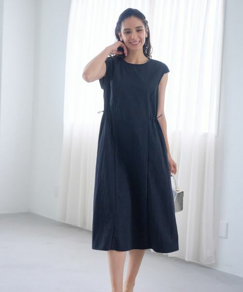 CARA O CRUZ / キャラ・オ・クルス ドレス | ウエストドロストワンピース【CoC by CARA O CRUZ】 | 詳細4