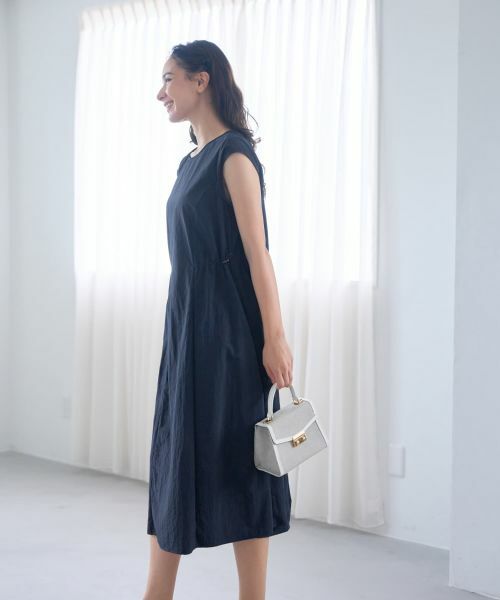 CARA O CRUZ / キャラ・オ・クルス ドレス | ウエストドロストワンピース【CoC by CARA O CRUZ】 | 詳細6