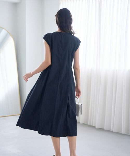 CARA O CRUZ / キャラ・オ・クルス ドレス | ウエストドロストワンピース【CoC by CARA O CRUZ】 | 詳細7