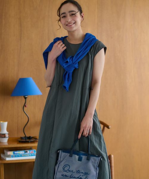 CARA O CRUZ / キャラ・オ・クルス ドレス | ウエストドロストワンピース【CoC by CARA O CRUZ】 | 詳細9