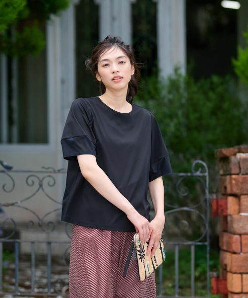 CARA O CRUZ / キャラ・オ・クルス カットソー | 切替ビッグカットソー | 詳細1