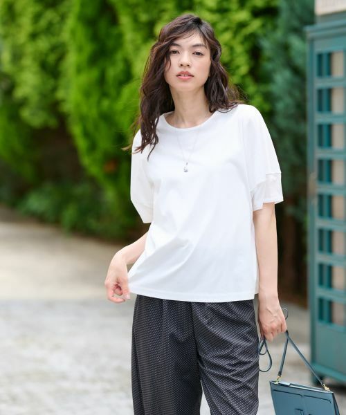 CARA O CRUZ / キャラ・オ・クルス カットソー | 切替ビッグカットソー | 詳細10