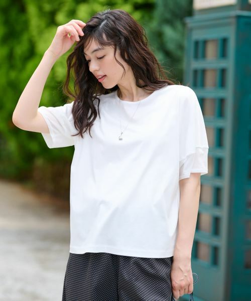 CARA O CRUZ / キャラ・オ・クルス カットソー | 切替ビッグカットソー | 詳細11