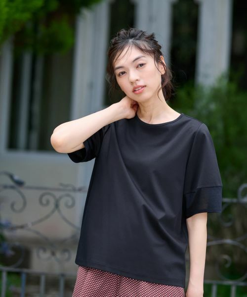 CARA O CRUZ / キャラ・オ・クルス カットソー | 切替ビッグカットソー | 詳細2