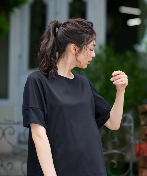 CARA O CRUZ / キャラ・オ・クルス カットソー | 切替ビッグカットソー | 詳細4