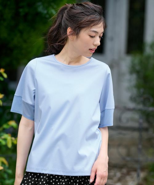 CARA O CRUZ / キャラ・オ・クルス カットソー | 切替ビッグカットソー | 詳細5