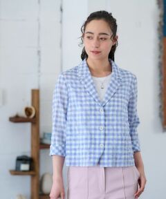 CARA O CRUZ / キャラ・オ・クルス テーラードジャケット | ギンガムチェックジャケット