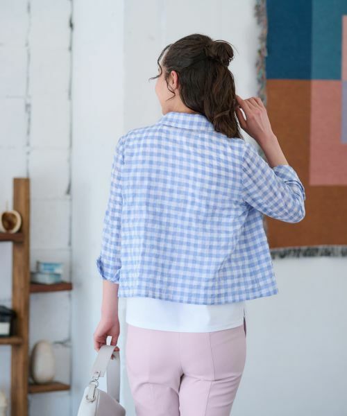 CARA O CRUZ / キャラ・オ・クルス テーラードジャケット | ギンガムチェックジャケット | 詳細17