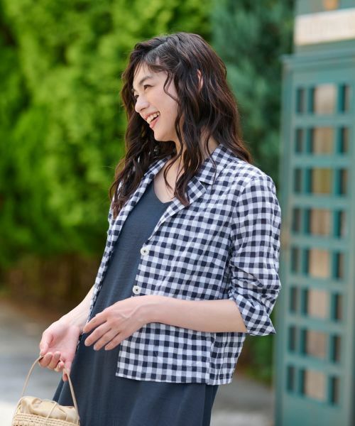 CARA O CRUZ / キャラ・オ・クルス テーラードジャケット | ギンガムチェックジャケット | 詳細2