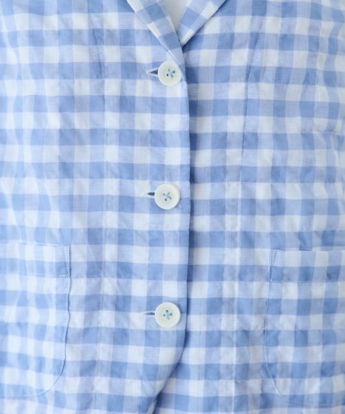 CARA O CRUZ / キャラ・オ・クルス テーラードジャケット | ギンガムチェックジャケット | 詳細29