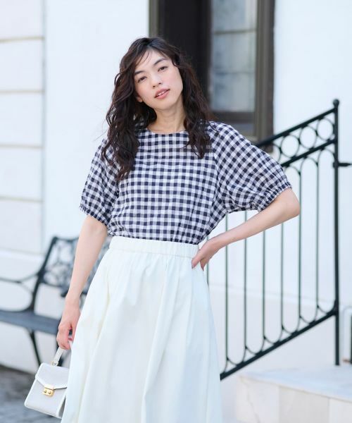 CARA O CRUZ / キャラ・オ・クルス シャツ・ブラウス | ギンガムチェックブラウス | 詳細1