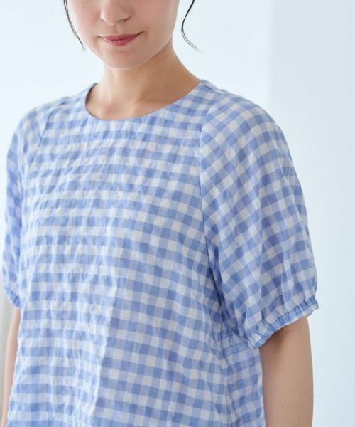 CARA O CRUZ / キャラ・オ・クルス シャツ・ブラウス | ギンガムチェックブラウス | 詳細28