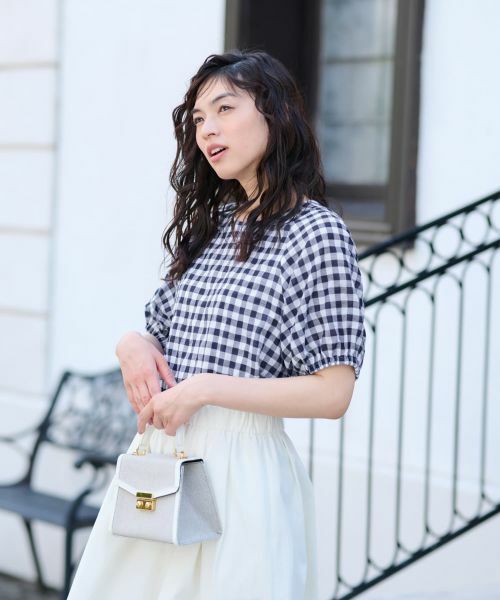 CARA O CRUZ / キャラ・オ・クルス シャツ・ブラウス | ギンガムチェックブラウス | 詳細3