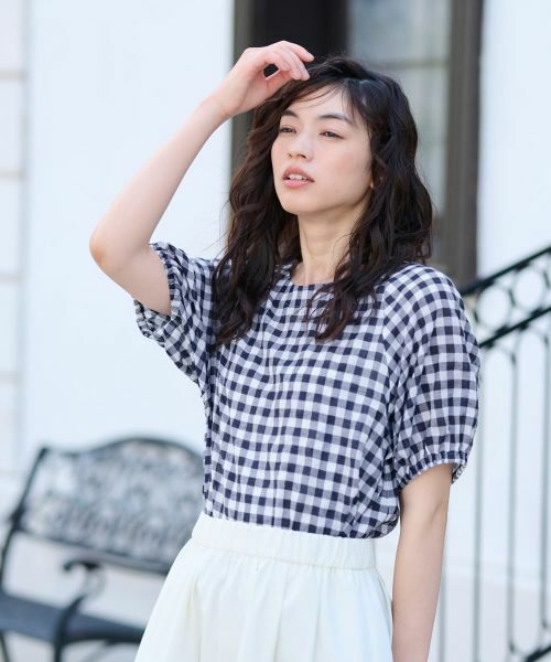 CARA O CRUZ / キャラ・オ・クルス シャツ・ブラウス | ギンガムチェックブラウス | 詳細4
