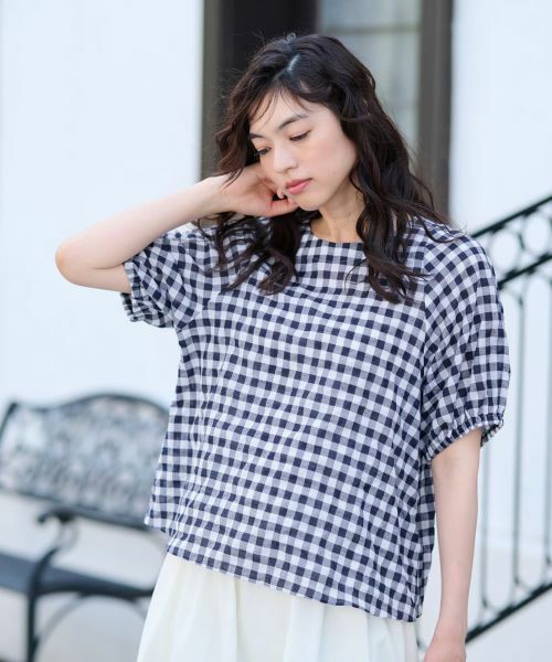 CARA O CRUZ / キャラ・オ・クルス シャツ・ブラウス | ギンガムチェックブラウス | 詳細6