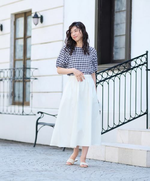 CARA O CRUZ / キャラ・オ・クルス シャツ・ブラウス | ギンガムチェックブラウス | 詳細8