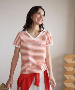 CARA O CRUZ / キャラ・オ・クルス カットソー | ボーダーカットソー