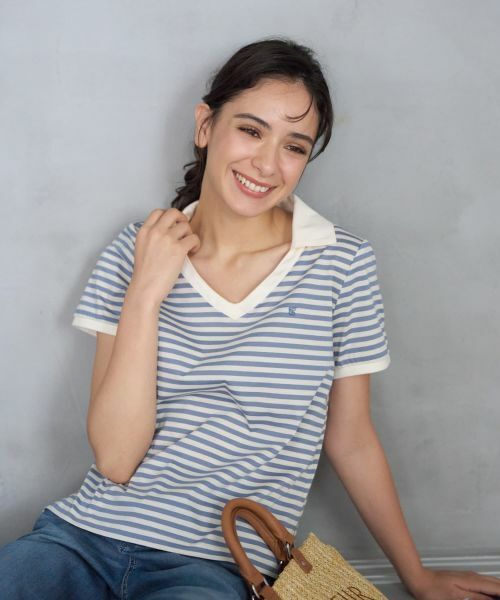 CARA O CRUZ / キャラ・オ・クルス カットソー | ボーダーカットソー | 詳細1