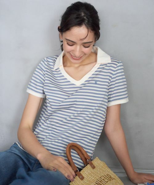 CARA O CRUZ / キャラ・オ・クルス カットソー | ボーダーカットソー | 詳細2